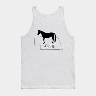 Nebraska Horse Lover Gift Tank Top